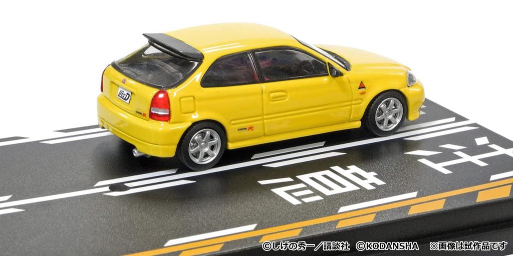 MODELER'S 164 Initial D Set Vol.9 Daiki Ninomiya Civic (EK9) & Smiley Sakai Integra (DC2) Finished Product MD64209