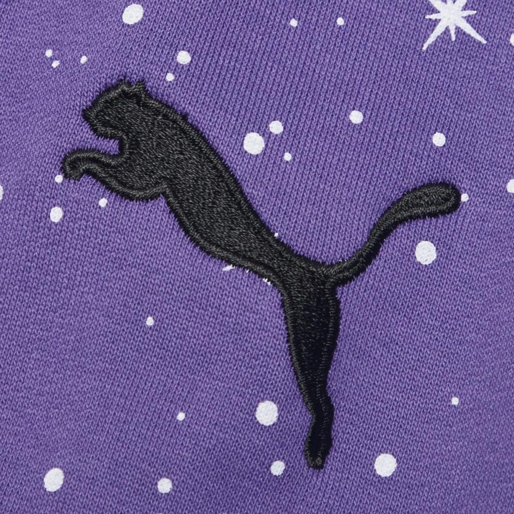 Puma Super Mario X Nintendo Kolaborační Pletená Sportovní Mikina s Kapucí Pánská Topy Černá 589098-02