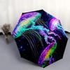1pc Colorful Jellyfish Outdoor Umbrella - Automatic Opening/Closing, Portable 3-Fold Design, 8-Bone Iron Frame, Perfect Gift for Fans and Travelers.L0