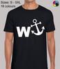 W Anchor Funny Rude Humor Novelty Regular Fit T-Shirt Top TShirt Tee for Men