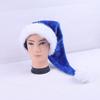 Hand-Sewn LED Plush Christmas Hat with Strap - Holiday Decoration for Adults & Children