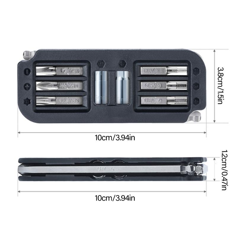 Multifunctional Bicycles Repair Tool Portables Bike Maintenances Wrenches for Easy Carry and Quickly Fixes