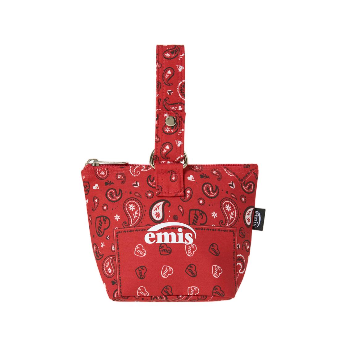 EMIS Paisley Mini Pouch Red ONE SIZE