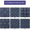 Für Handquilten Nähzubehör Sashiko-Set Für Anfänger Inklusive Garn, Wasserlösliche Muster Und Jeansstoff