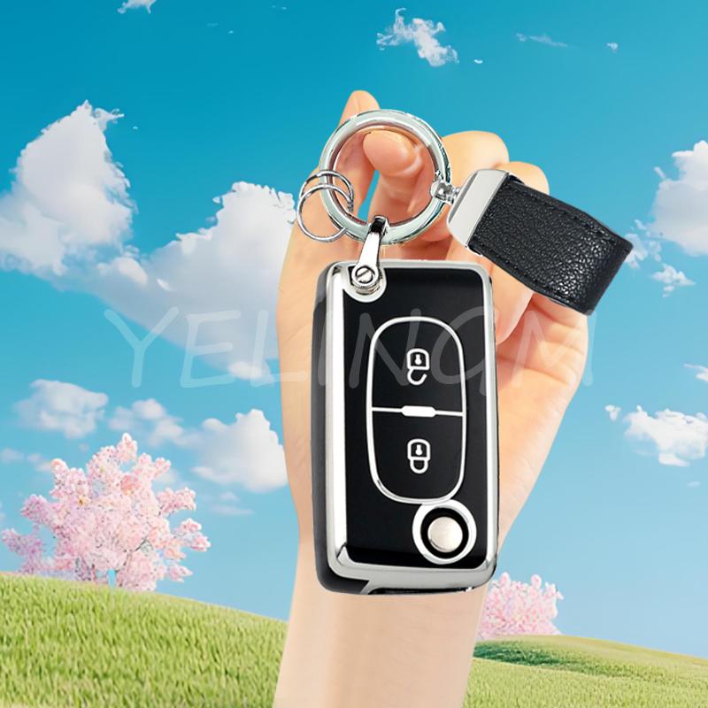 2 3 Button Tpu Key Case Cover For Peugeot Partner Tepee 207 307 308 407 For Citroen C-Crosser C3 C4 Picasso Berlingo Case Holder