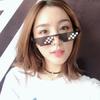 Neue Kreative 8-Bit Thug Life Sonnenbrille Pixelige Herren Damen Party Brille Mosaik UV400 Vintage Brillen Angler Sonnenbrillen