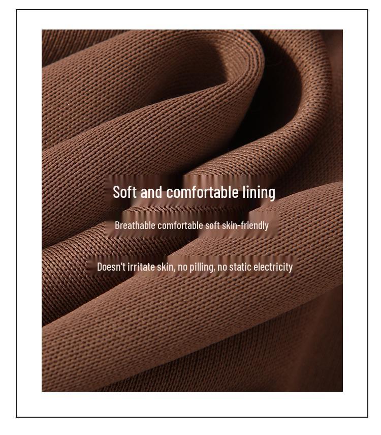 350g Vintage Washed Men's Hoodie - EU Size, Drop Shoulder, Solid Color, Thickened, Heavyweight