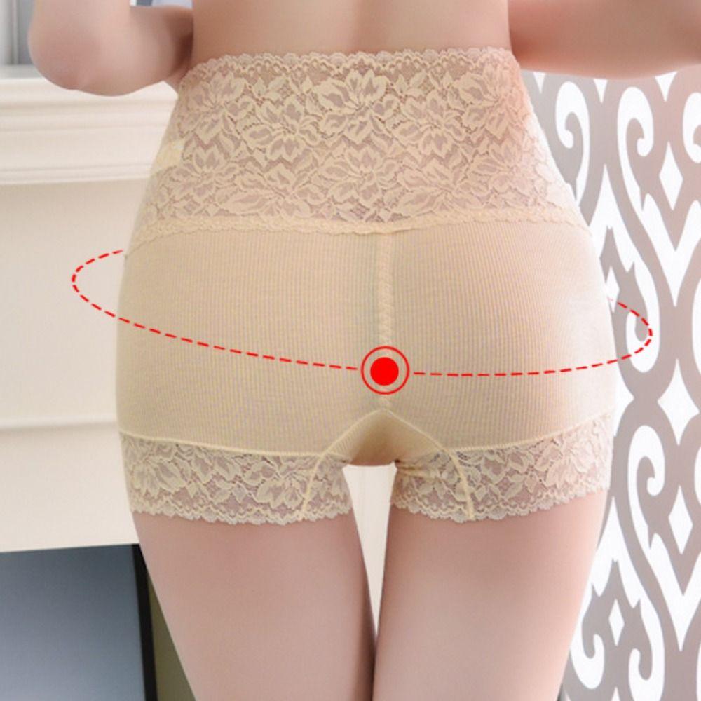 Transparent Lace Safety Pants Tummy Control Ladies Leggings Shorts Sweet Seamless Shorts  Ladies