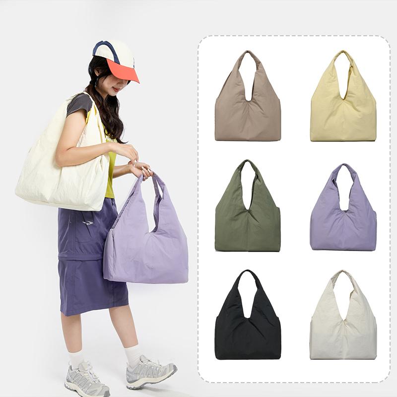 

Women s Large Underarm Bag Commuter Shoulder Bag Solid Color Tote Bag чорний