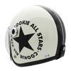 TNK Kogyo Speed Pit Pearl Kids Size 51375 CA-6 Kids' Helmet, White/Black, (54-56cm),