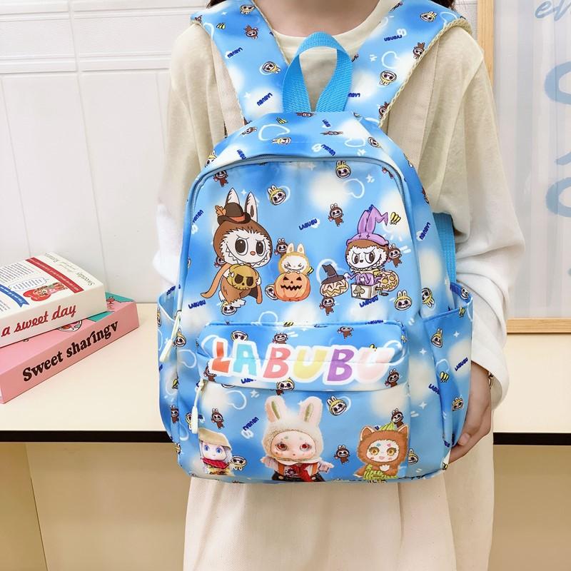 Schoolbag Early Autumn Cartoon Cute and Lightweight Kindergarten Schoolbag 1011 New Cute Printing Backpack Boys and Girls Backpack