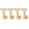 Musiclily Pro 4-Piece Electric Bass Tuners, Gold