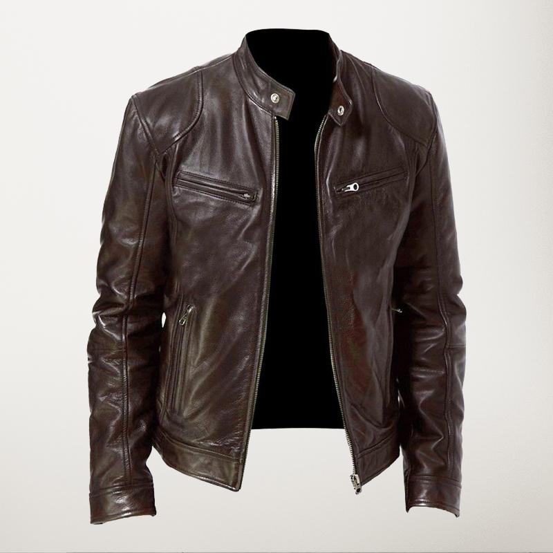 New York Leather Leather Bomber Mens Slim Fit Lambskin Biker Motorcycle Jacket New York Leather Leather Bomber Mens Slim Fit Lambskin Biker Motorcycle Jacket
