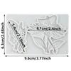 Flower Fairy Silicone Mold Feather Fondant Molds Cake Decorating Tools Cupcake Topper Candy Sugar Craft Gum Paste Polymer Clay