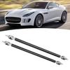 2pcs Adjustable Front Bumper Lip Splitter Strut Rod Tie Support Bar Stainless Steel