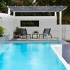 Shade Cloth Cover wtih Elastic Ties 90% Sunblock Sun Mesh UV Net 10 x 10FT Black Sun Net Garden Tent Canopy for Plant Greenhouse Kennels Yard Swimmin