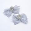 4 Pezzi 90*60mm Patch Palla Chiffon Fiocco Cravatta Ornamento Scrapbooking Patch Forniture per Artigianato Fai da Te