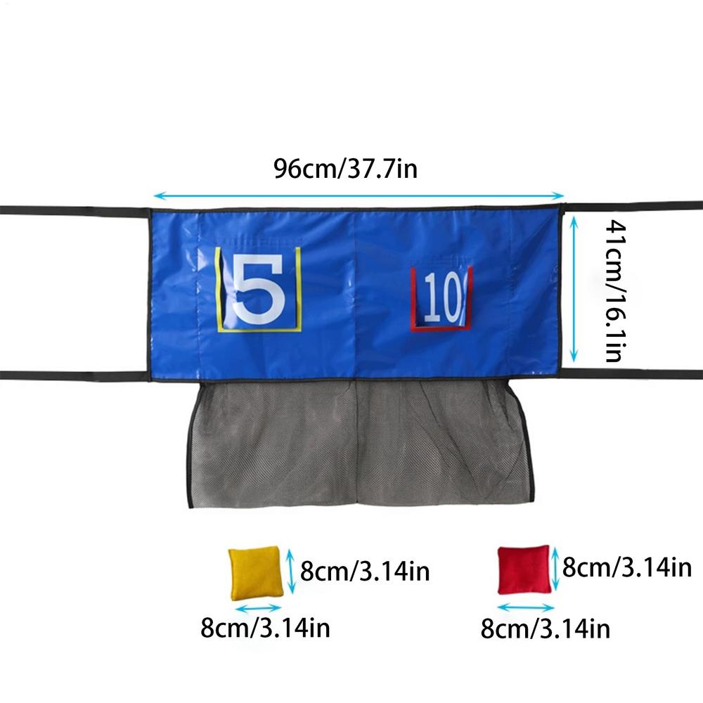 

Throwing Net Funny Sandbag Tossing Games Trampoline Tossing Target For Kid Boys Girls Children Garden Yard Backyard Grass Lawn