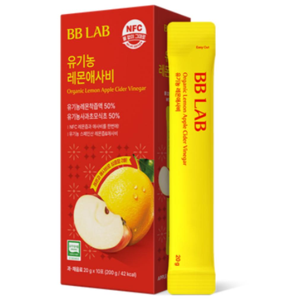 

[BB LAB] Органический лимонный сок 10 пакетиков 3 вида Lemon Apple Cider Vinegar