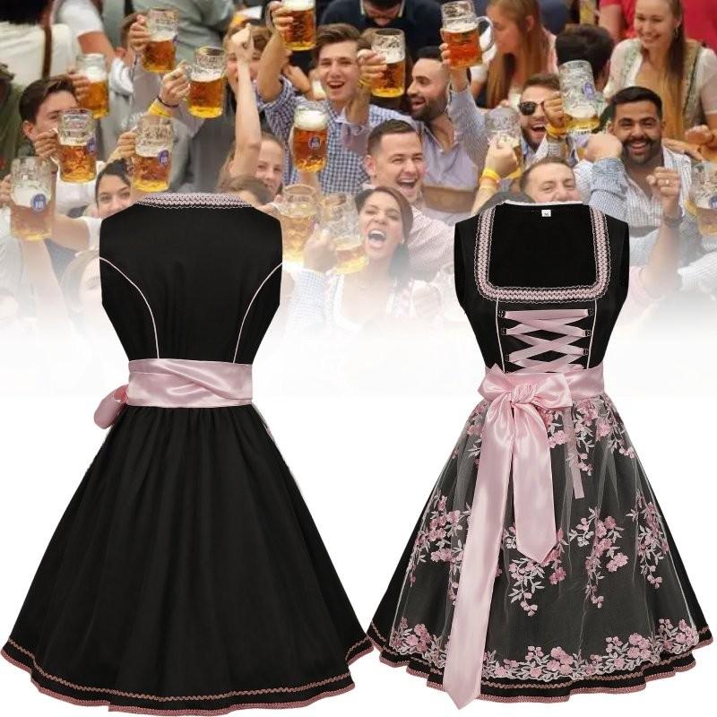 Women Cosplay Oktoberfest Dresses Slip Skirt Festival Stage Clothing Performance