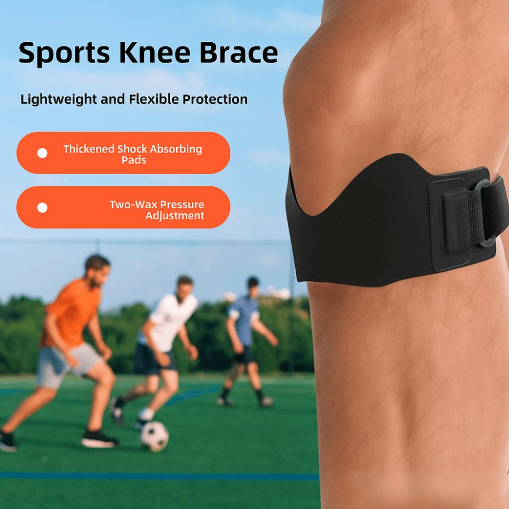 Shock Absorber Patella Tendon Knee Strap Adjustable Knee Band Brace  Basketball Running