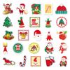100 Sheets Christmas Cartoon Graffiti Stickers - DIY Waterproof Stickers for Phone Cases and Suitcases.