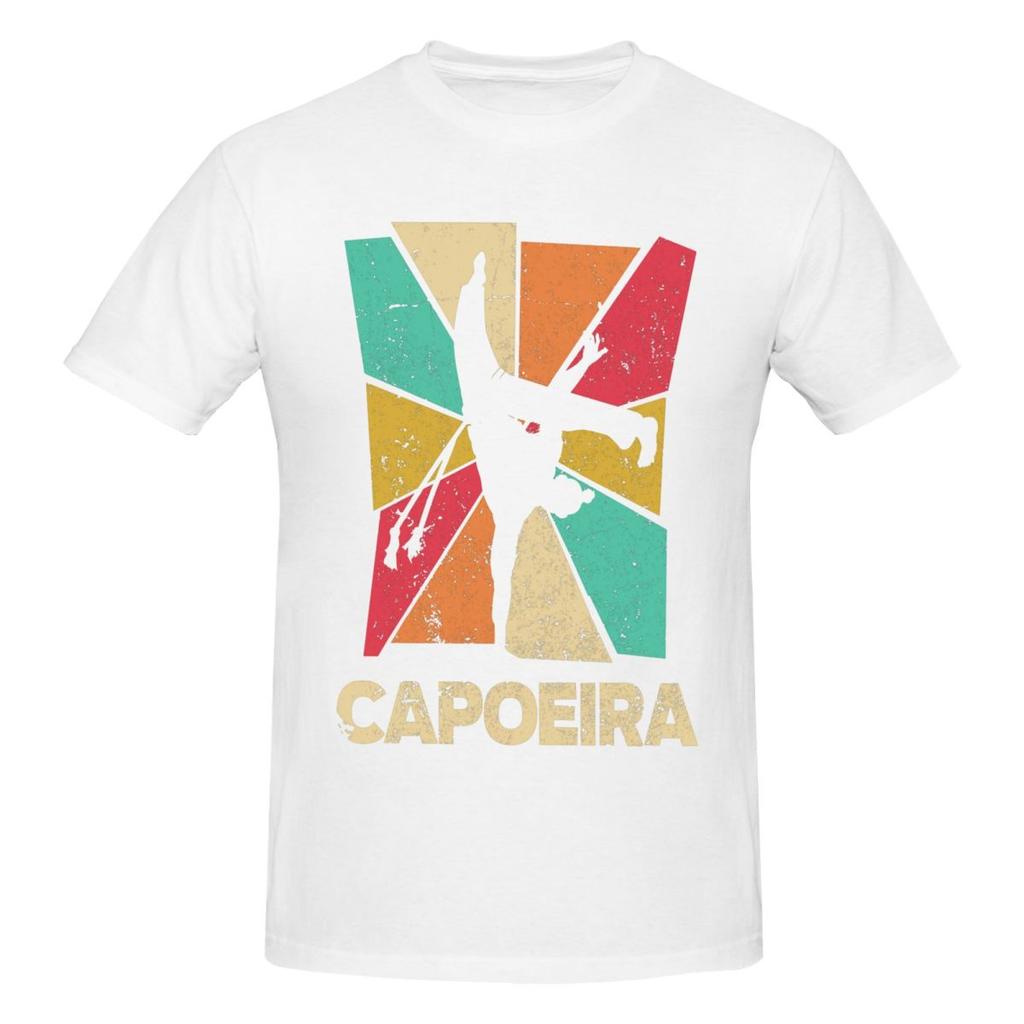 Unisex Funny Martial Arts Kickboxing Capoeira Vintage T Shirt Streetwear Oversized Oneck Cotton Sleeve Custom Unisex Clothing