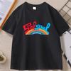 T-shirt Retro Disco Salsoul Manica Corta Girocollo Cotone Stampata Streetwear Casual Larga Harajuku T-shirt Comoda