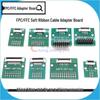 FPC/FFC Adapterkort: 0,5 mm/1,0 mm kontakt til 2,54 mm pinne flatkabelkontakt