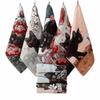 New 34x40cm Large Hand Towel 4 Layer Cotton Gauze Cat Pattern Kitchen Towel Decorative Quick Dry Tea Towel Home Restaurant
