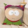 Cartoon Classic SSouth PPark Cushion Cover Silky Short Plush Invisible Zipper Dustproof Sofa Pillow Case For Home Decor