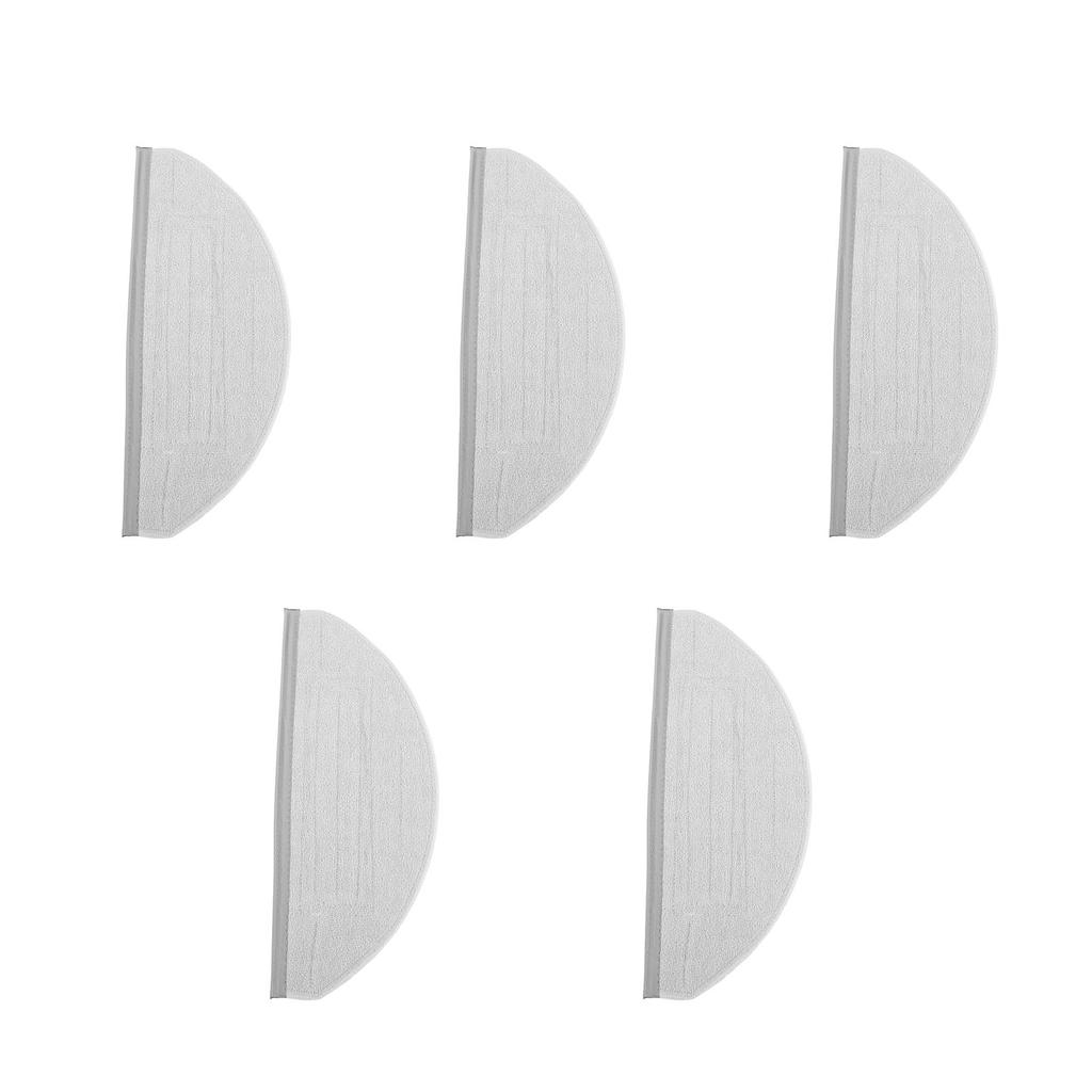 5 Stück Wischroboter Mopptuch Halbkreisförmige Faser Wischroboter Reinigungspads für Roborock S8 S7