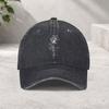 Rose Faith Baseball Cap Embroidered Washed Cotton Adjustable Unisex Outdoor Casual Hat