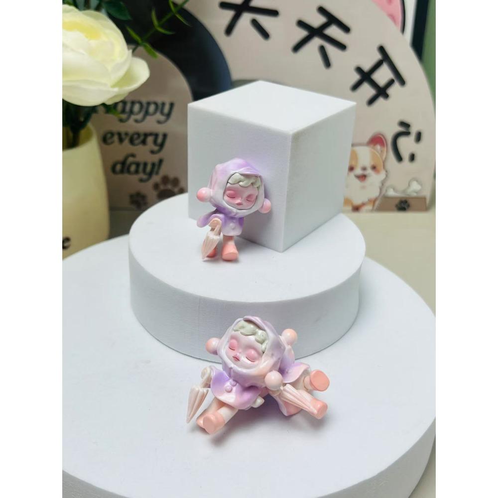 

Temperature Series Cute Grain Punchable Sp8 Generation Tide Play Figure Toy Ornament Doll Ornament 4cm 1PC