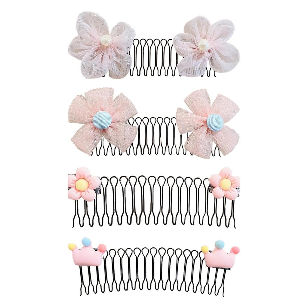 Hair Comb Broken Headband Hair Clips Hair Comb  Flower Crown Broken Hair Hairpins Side Combs Strong Hold Hairpins Accessories