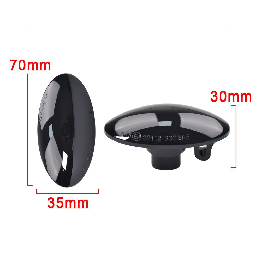 1Pair LED Turn Signal Side Marker Light For Suzuki Swift Alto SX4 Jimny Splash Grand Vitara Sequential Flashing Dynamic LampTurn Signal 2