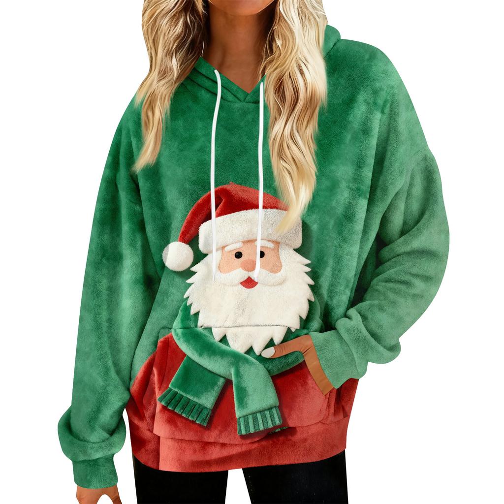 Dámské mikiny Oversized Zimní Plyšové Roztomilé Mikiny Pulovr Trendy Podzimní Zimní Oblečení