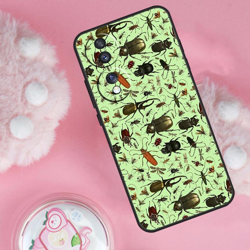 

Moths insects botanical butterflies Case For Honor Magic 7 Lite 5 6 Pro Honor 200 50 70 90 Lite X9b X9a X8b X8a X8 X9 X9c Cover Honor 50 Lite