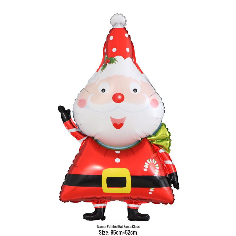 Christmas Cartoon Balloons: Santa, Snowman, Elk, Christmas Tree Decorations