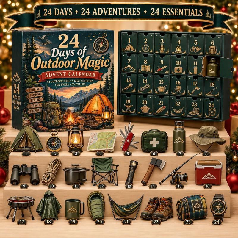2026 Magic Animal Advent Calendar Acrylic Blind Box Collectible Ornament Christmas Gift