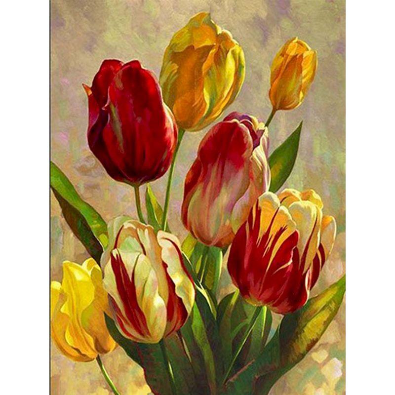 

5D Алмазная картина Цветы Вышивка Алмазная Полный комплект Вышивка крестом Полная Алмазная мозаика Пион Украшение для дома Full Round 20x30CM