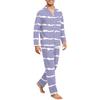 Men's Long Sleeve Button Down Pajama Set - Cozy Sleepwear for Nighttime Relaxation