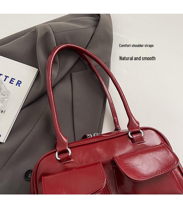 Korea Heo Yunjin Style Boston Shoulder/Handheld Bag