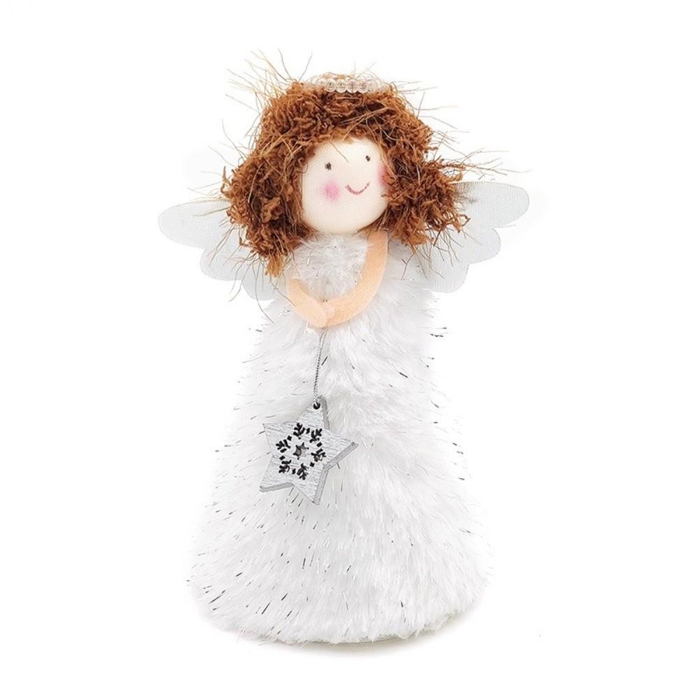 15cm Christmas Tree Top Love Angel Girl Ornament Prop  Decorative Ornaments