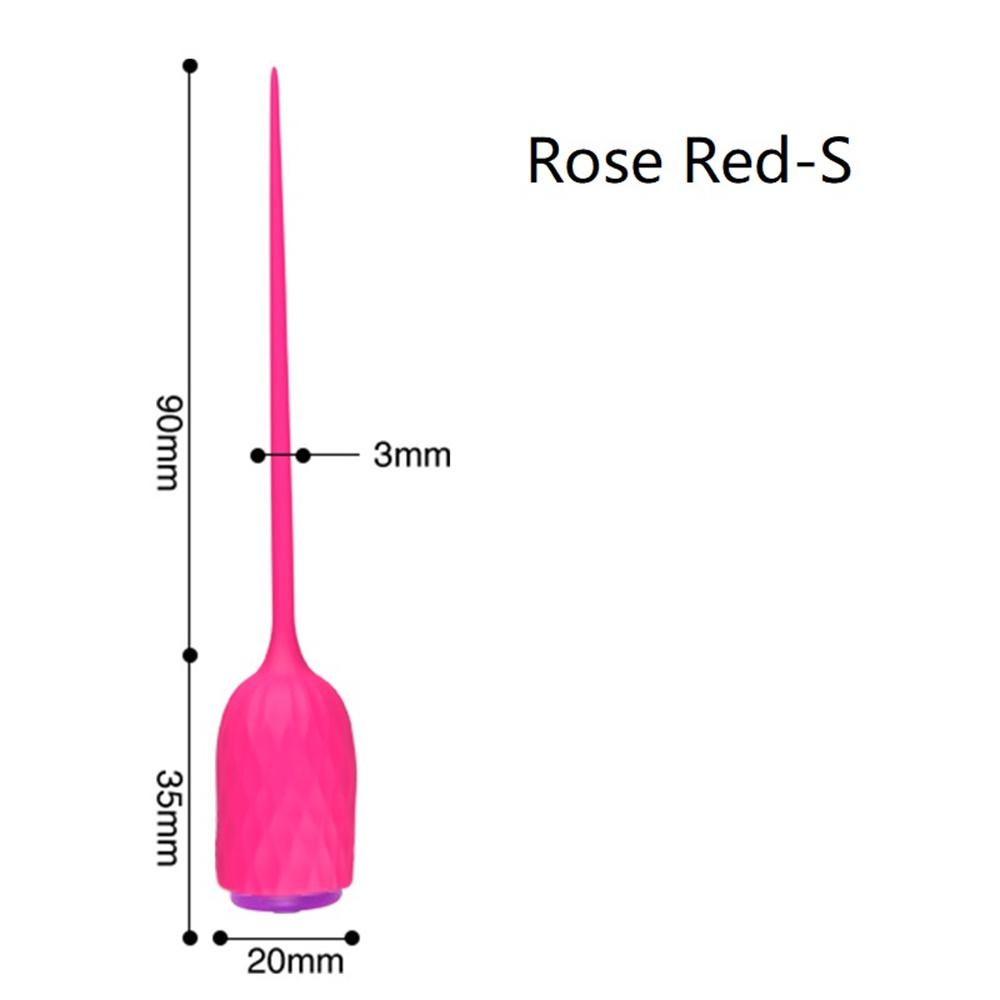 Silicone Urethral Sounding Vibrator Prostate Massager Insert Penis Plug Vibrators Sex Toys For Men