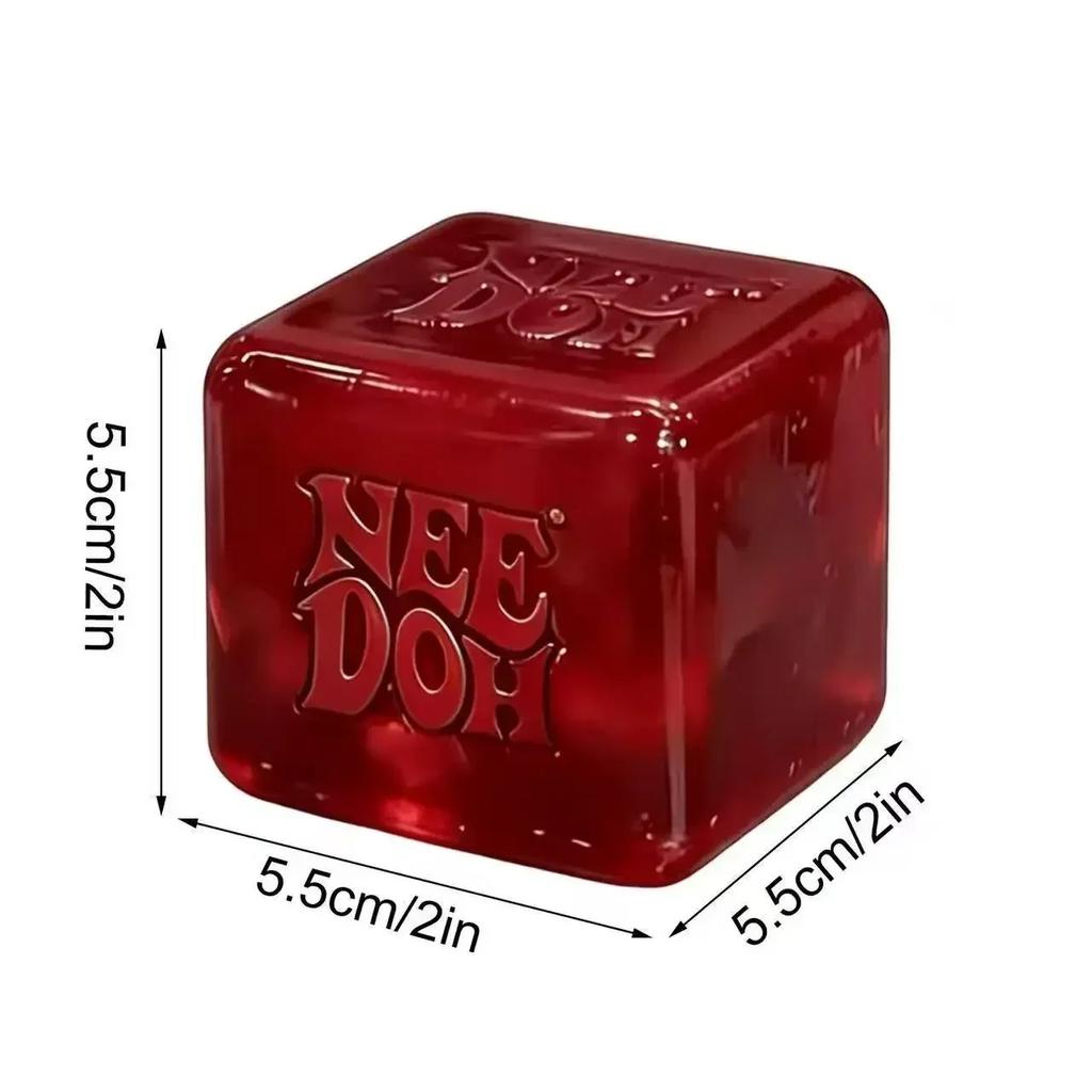 Trending Nee Doh Jellyfish & Cube Squish Toy, Soft Jelly Squeeze Stress Relief Fidget Toy, Sensory NeeDoh for Kids & Adults!!!