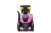Ride-on Toy for a Child's First Birthday Push-along Tractor with Trailer New Holland Pink