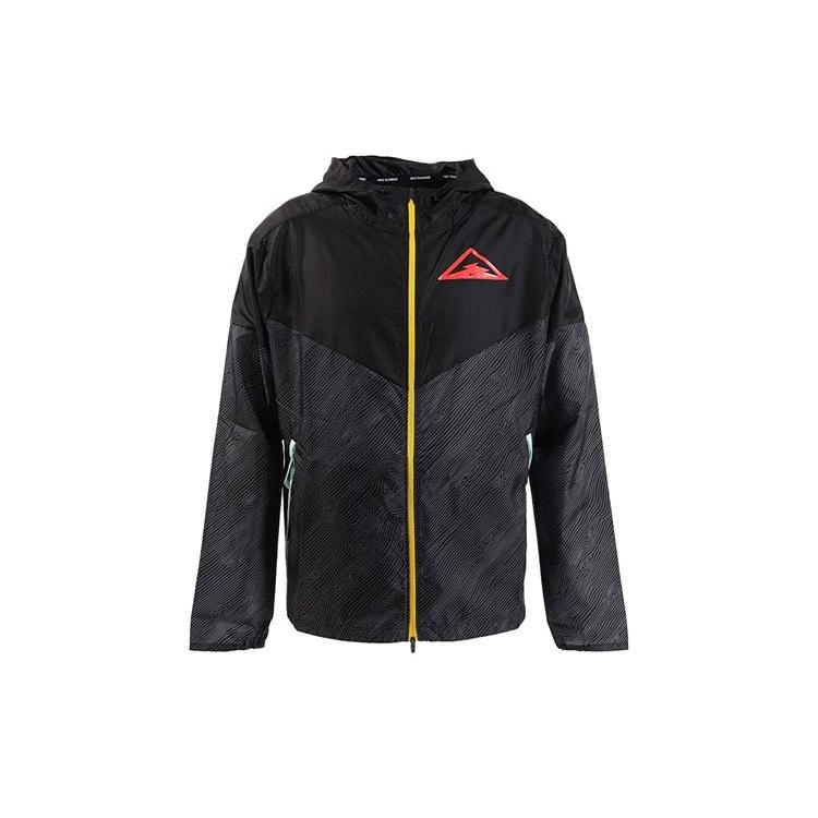 Nike Windrunner hooded Trail Running Jacket Black Men s CQ7962-010 L