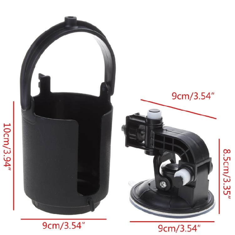 85MM Car Water Cup Holder Barrel Suction Cup Cell Phone Holder Adjustable Stand