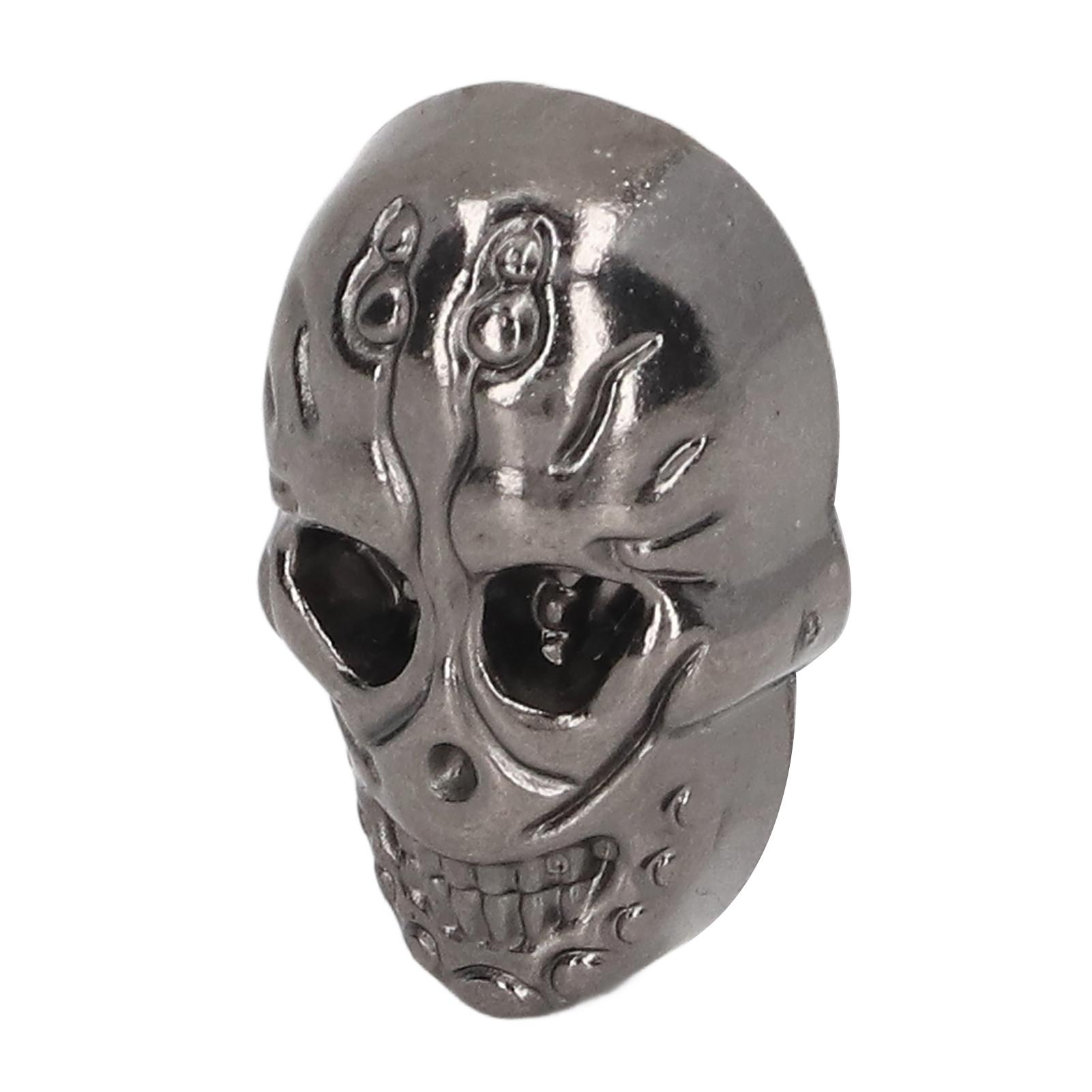 50sets Skull Rivets Single 25x16mm Hd Punk Electroplating Zinc Alloy Skull Button for Lther Crafts